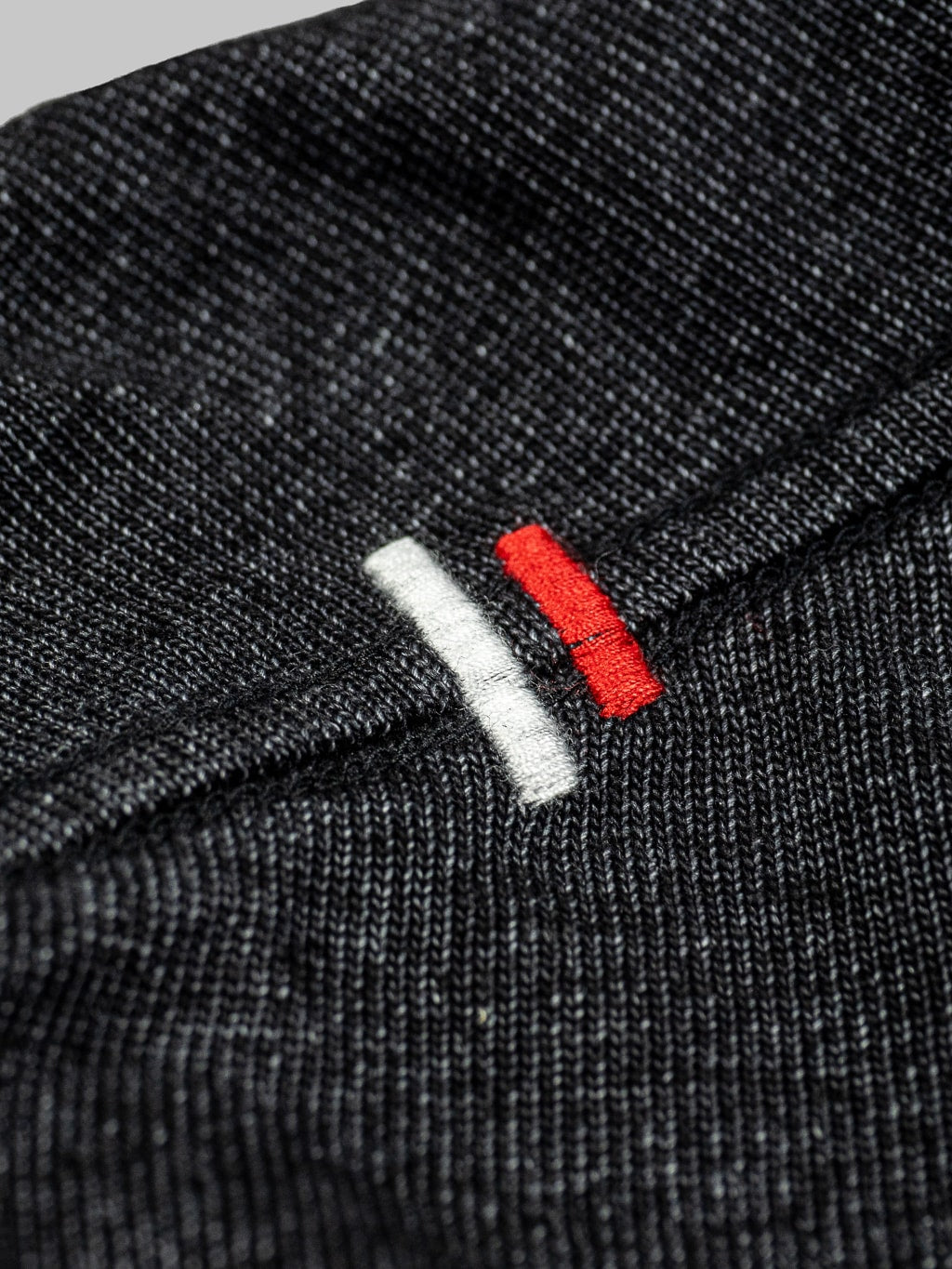 Tanuki Gyoten Heavy Black TShirt rope dyed embroided logo