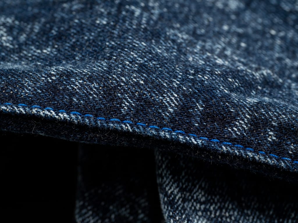 Wash Pattern Acid Wash Denim Fabric