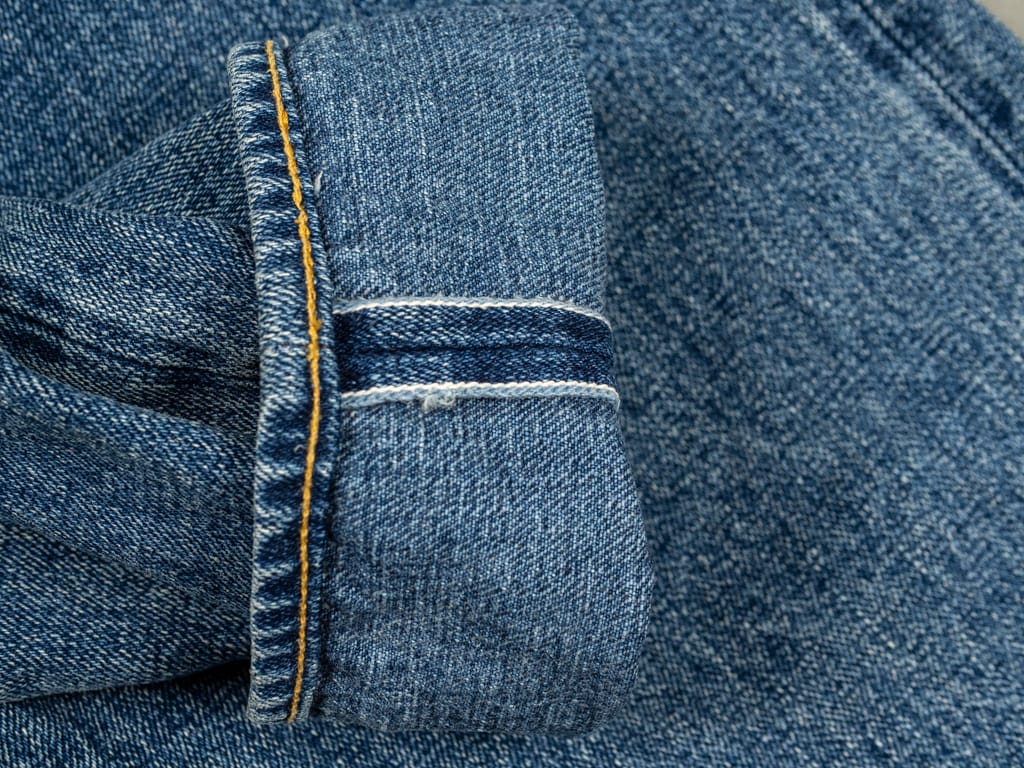 Tanuki Yurai Stonewash High Tapered Jeans Selvedge