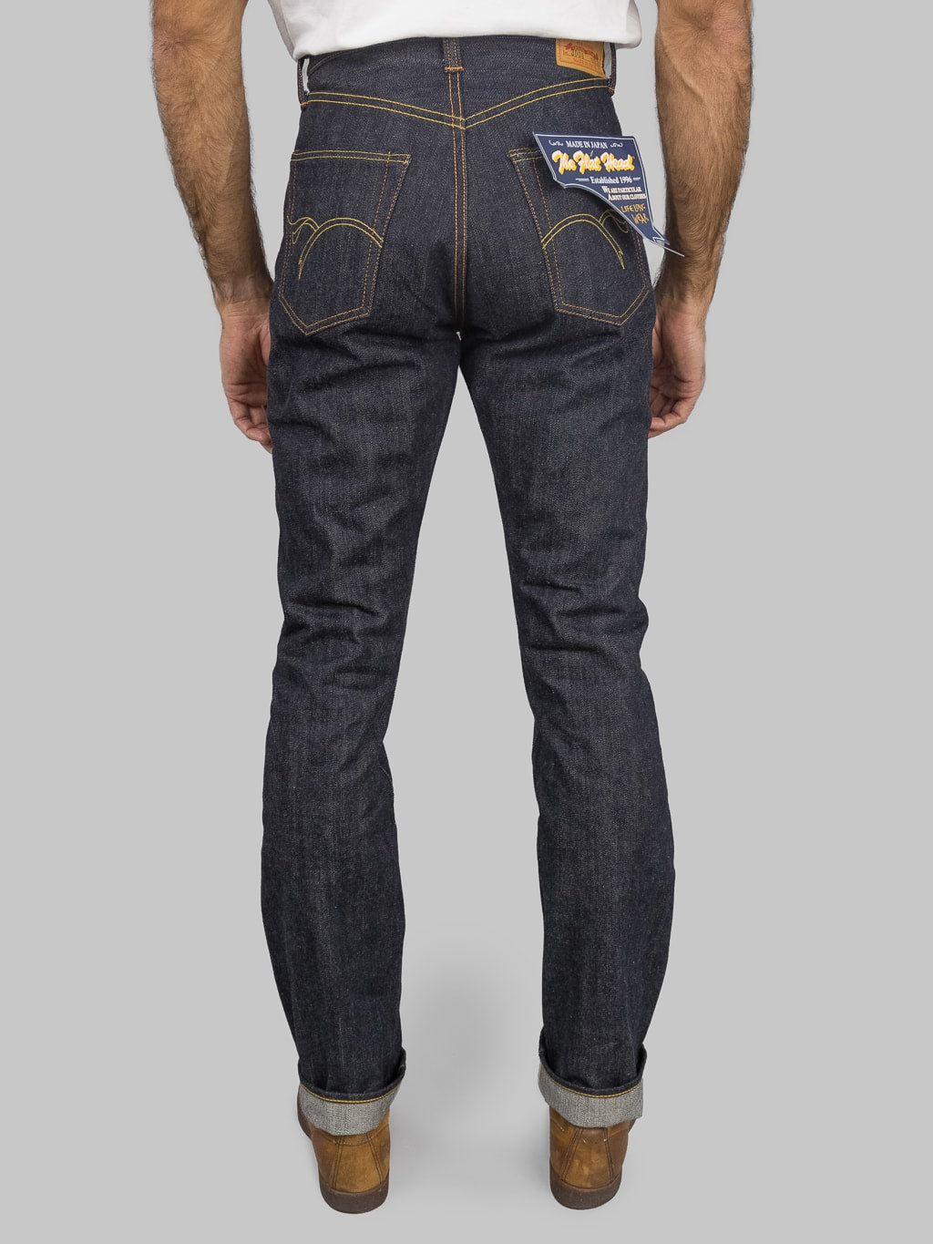The Flat Head 3004 Regular Straight Jeans back fit