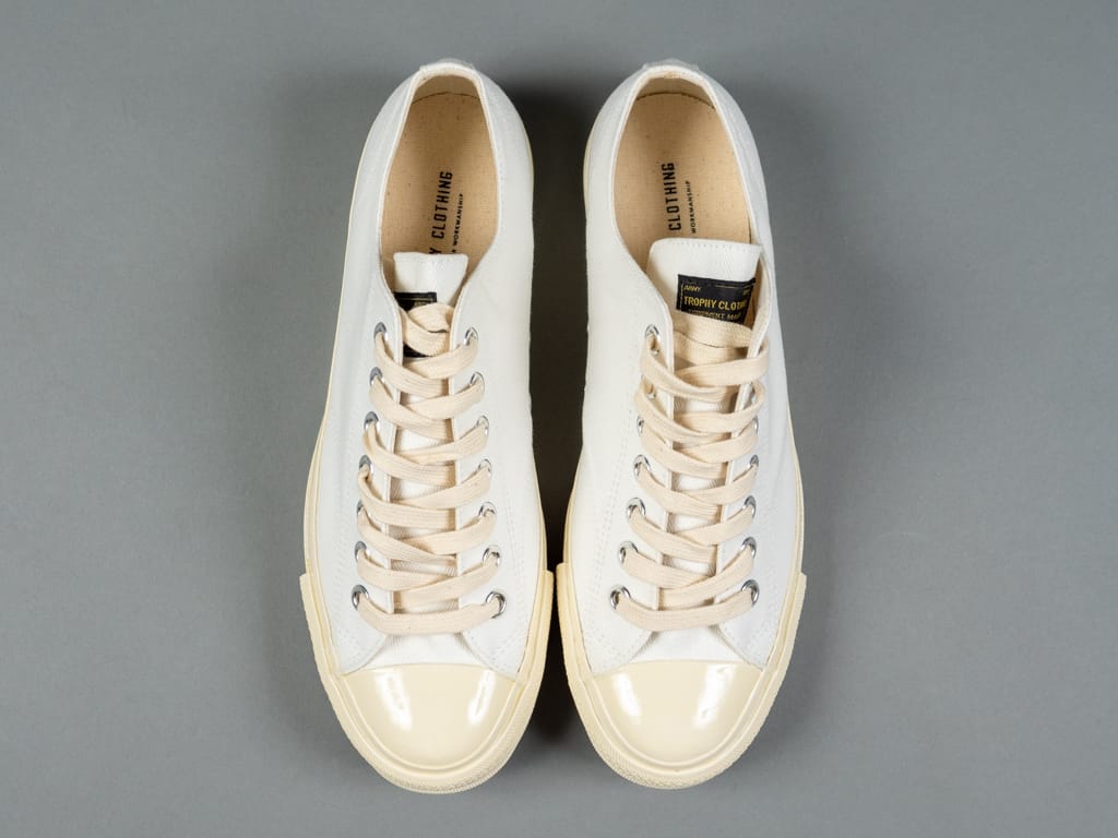 Trophy Clothing Mill Trainers Low-Top White x Cream Japan