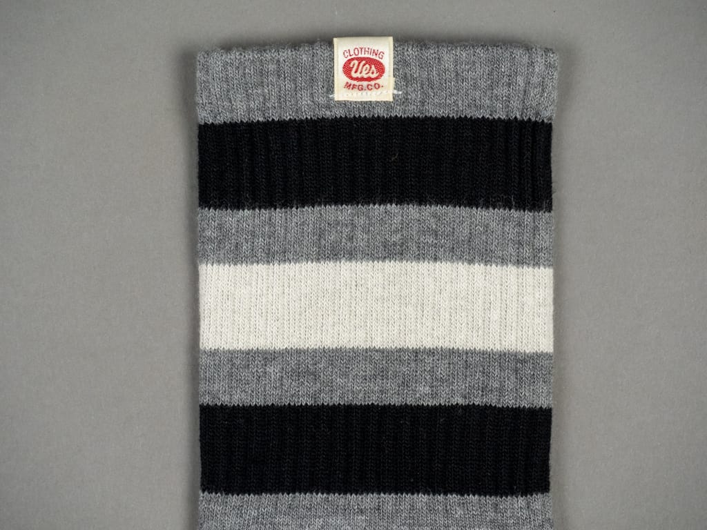 UES Boot Socks Grey Stripes