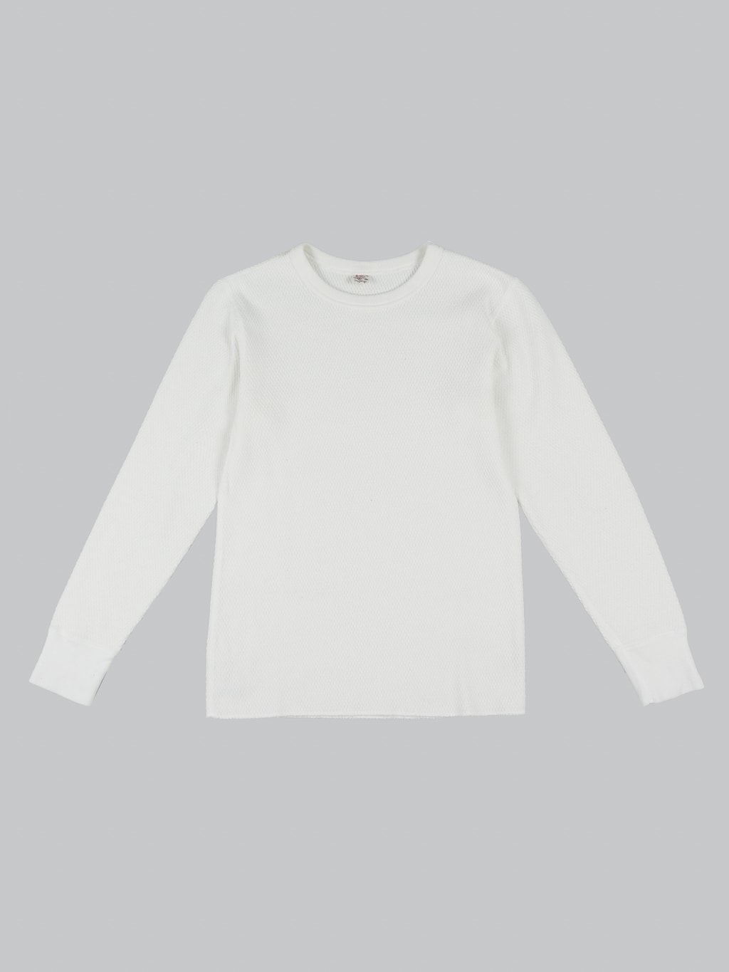 UES Double Honeycomb Thermal tshirt Off White front