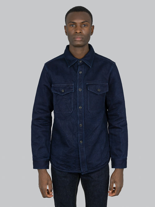 UES Indigo Extra Heavy Indigo Tricotine Shirt