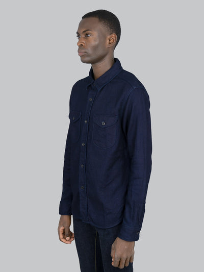 UES Indigo Heavy Flannel Shirt