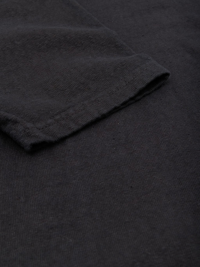 UES No.8 Slub Nep Short Sleeve TShirt Black
