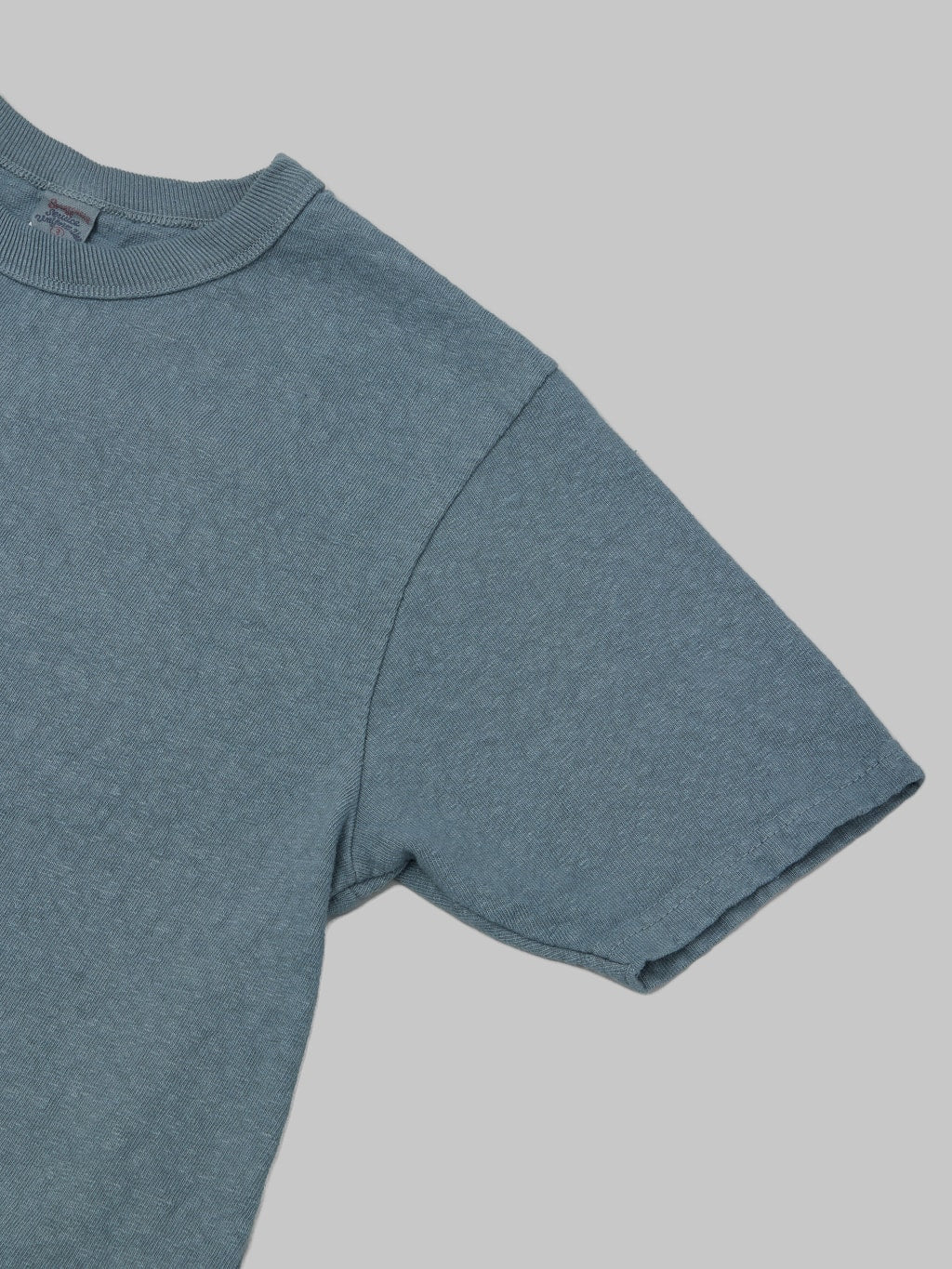 UES No 8 Slub Nep Short Sleeve Tshirt Grey 100 cotton