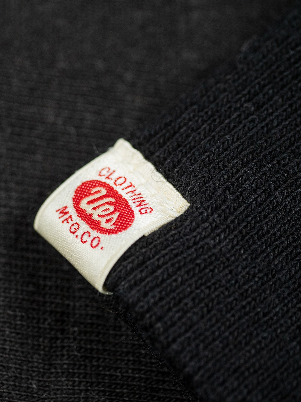 UES Puca Purcara Loopwheeled Sweatshirt Black brand label