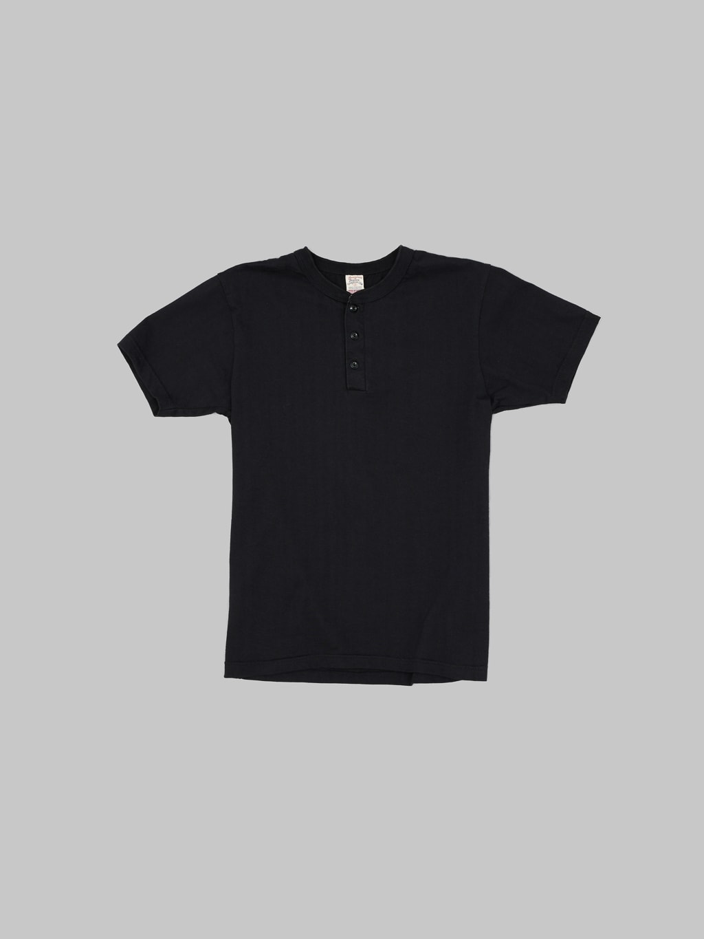UES Ramayana Henley Neck T-Shirt Black