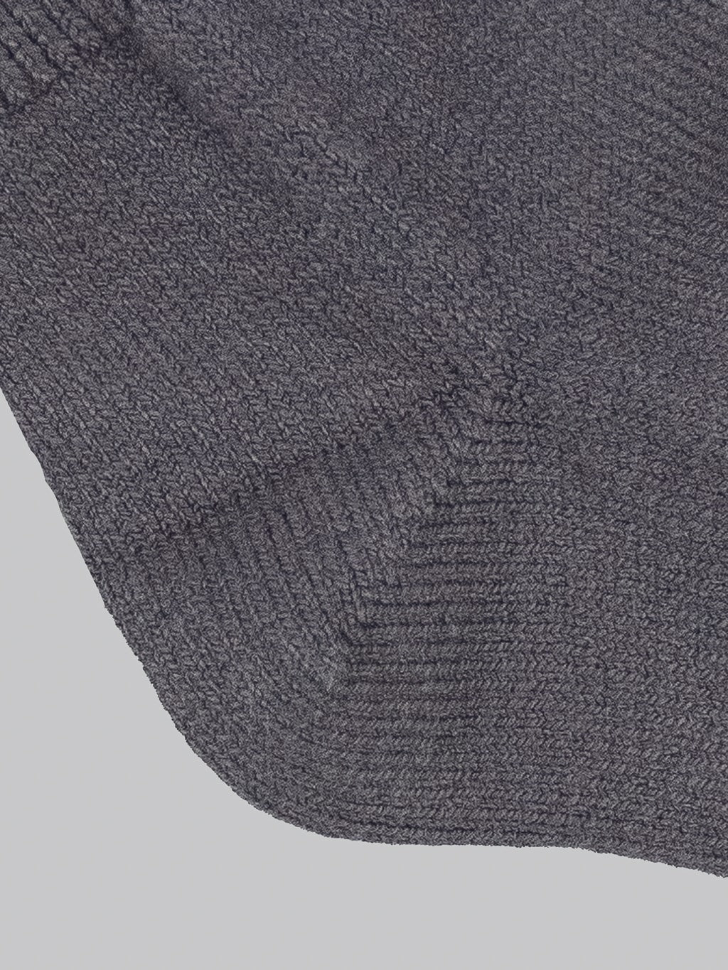 UES Yarn Unevess Three Ply Socks Grey fabric texture
