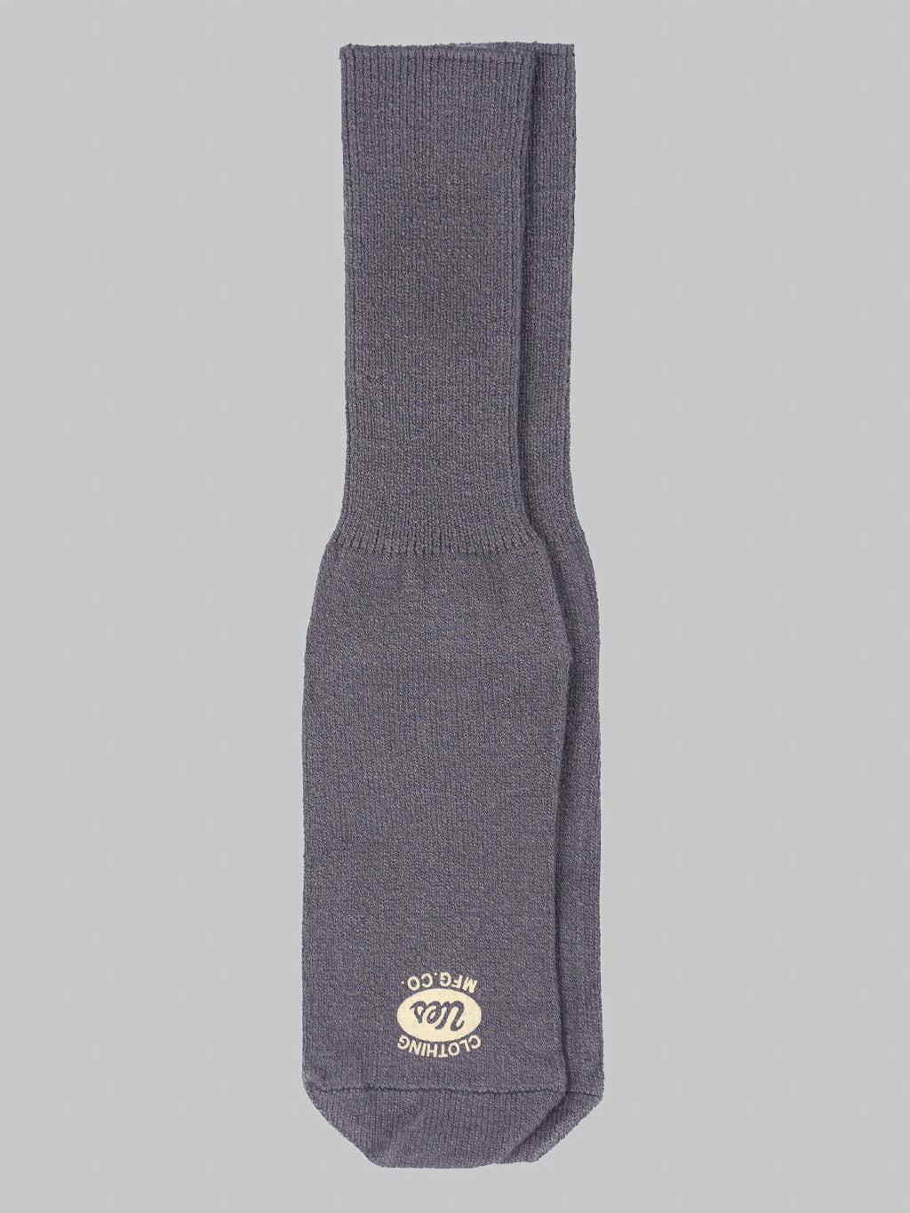 UES Yarn Unevess Three Ply Socks Grey made in japan