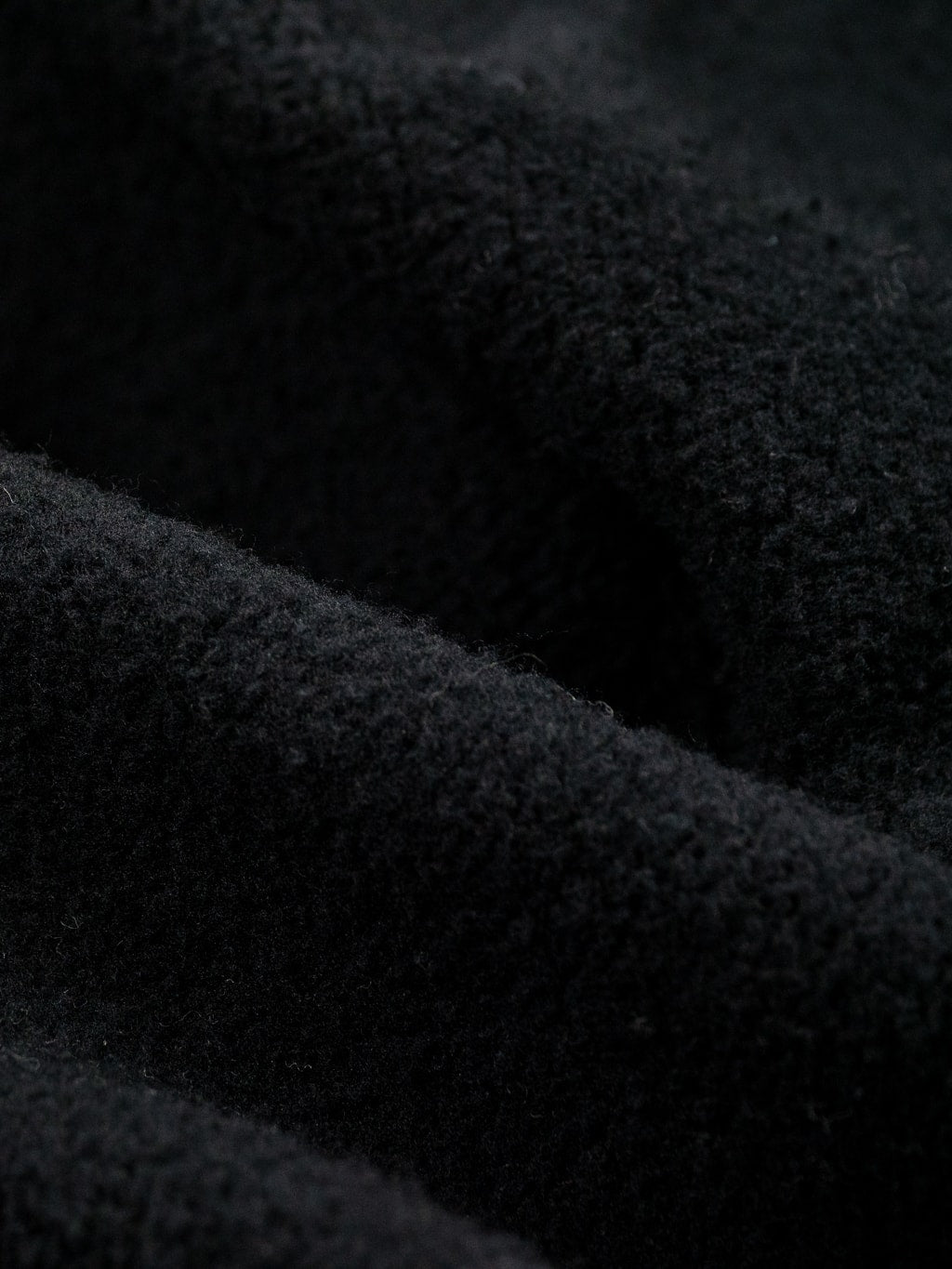 UES hoodie Zip Parka black cotton fabric
