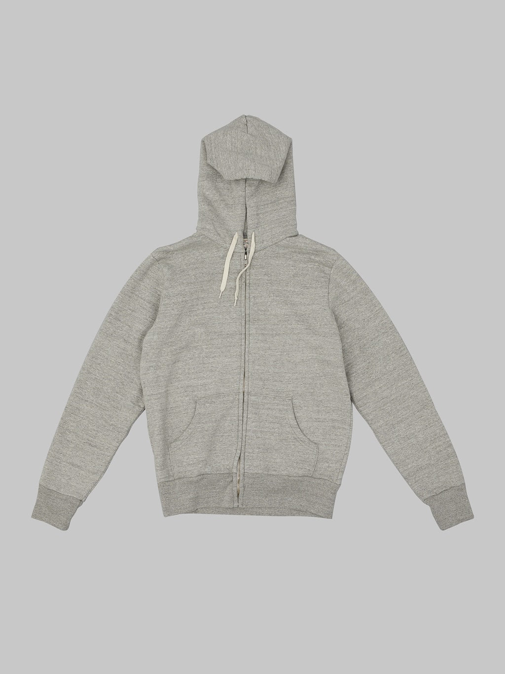 UES hoodie Zip Parka grey front