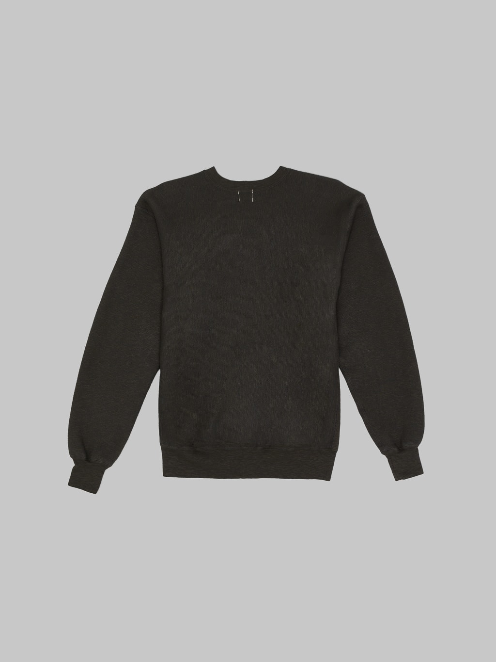 loop and weft big loopback fleece side panel sweatshirt black back