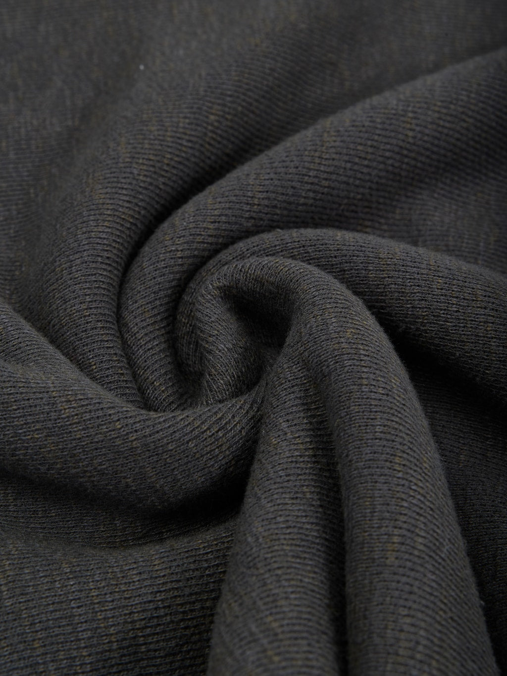 loop and weft big loopback fleece side panel sweatshirt black texture