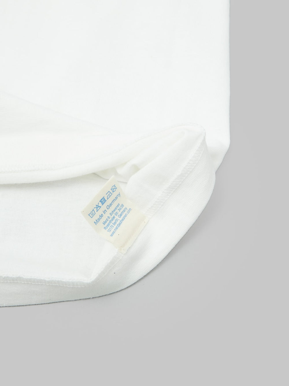 Merz b. Schwanen 215 Loopwheeled T-Shirt White - Worn in The Bear