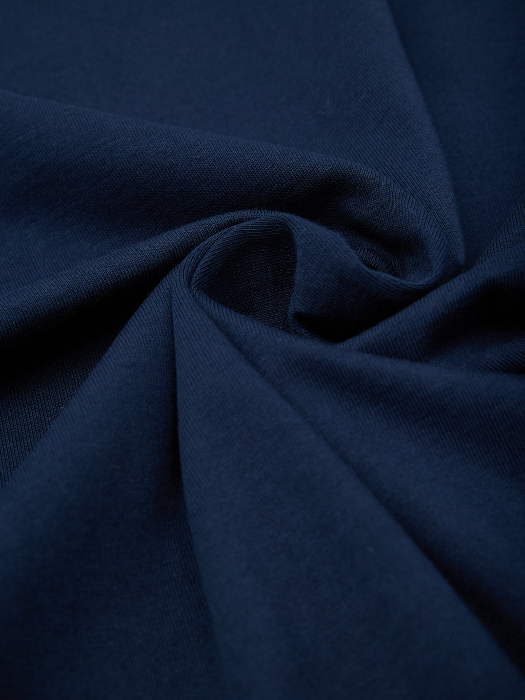 merz b schwanen good originals loopwheeled Tshirt classic fit blue cotton texture