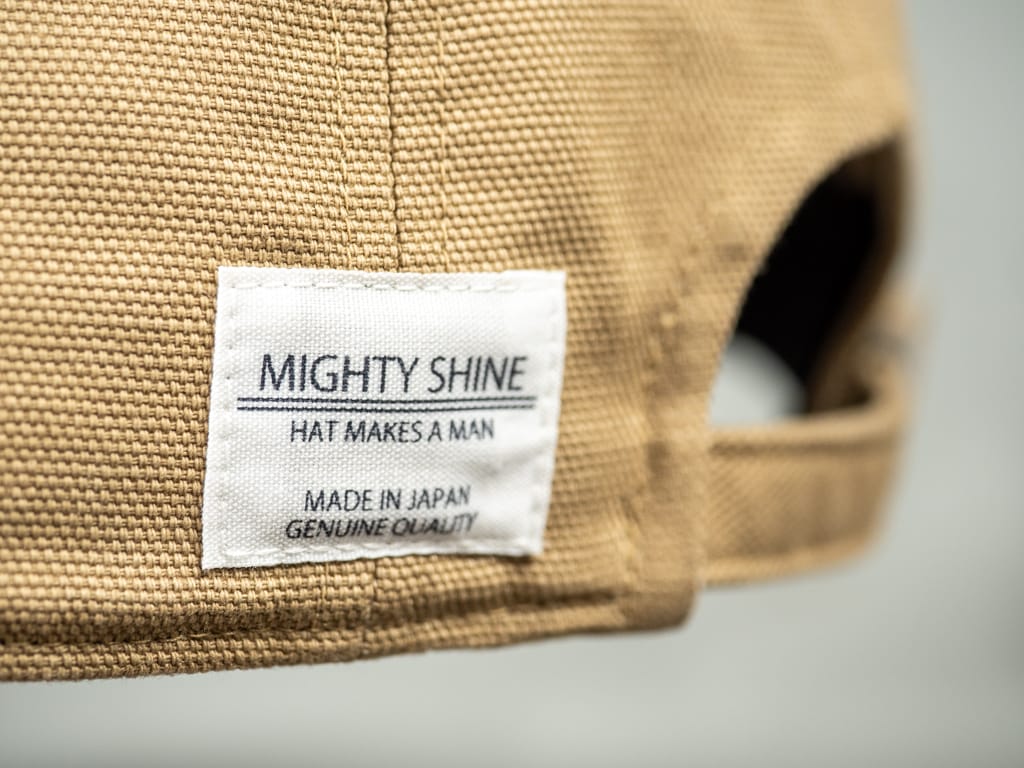 Mighty Shine OX 8Panel Cap Beige Label