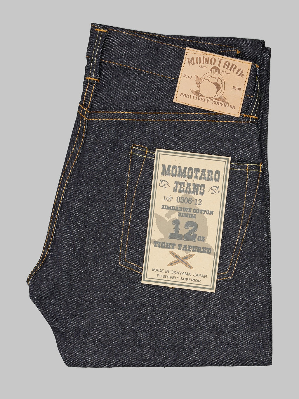 momotaro jeans 0306 12 12oz selvedge denim tight tapered made in japan