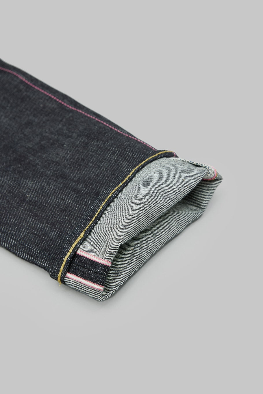 momotaro jeans 0405 v selvedge denim high tapered pink selvedge