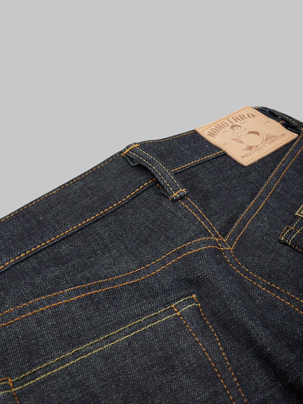 momotaro jeans 0405 v selvedge denim high tapered belt loop