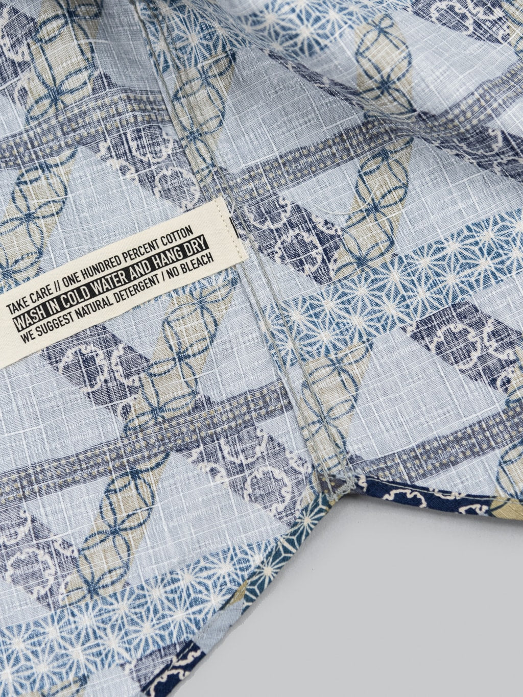 rogue territory maker shirt grey lattice cotton fabric