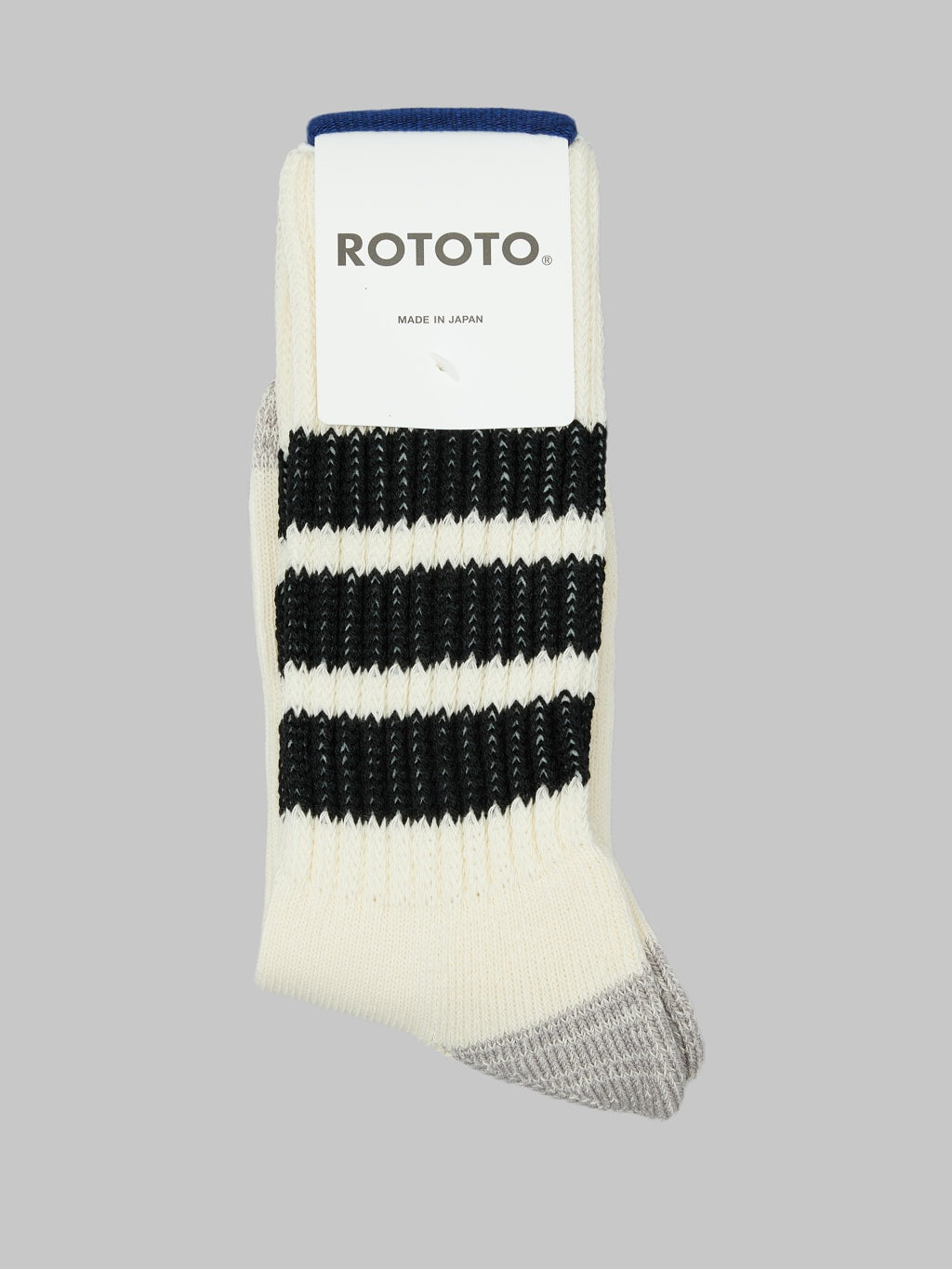 rototo oldschool crew socks black