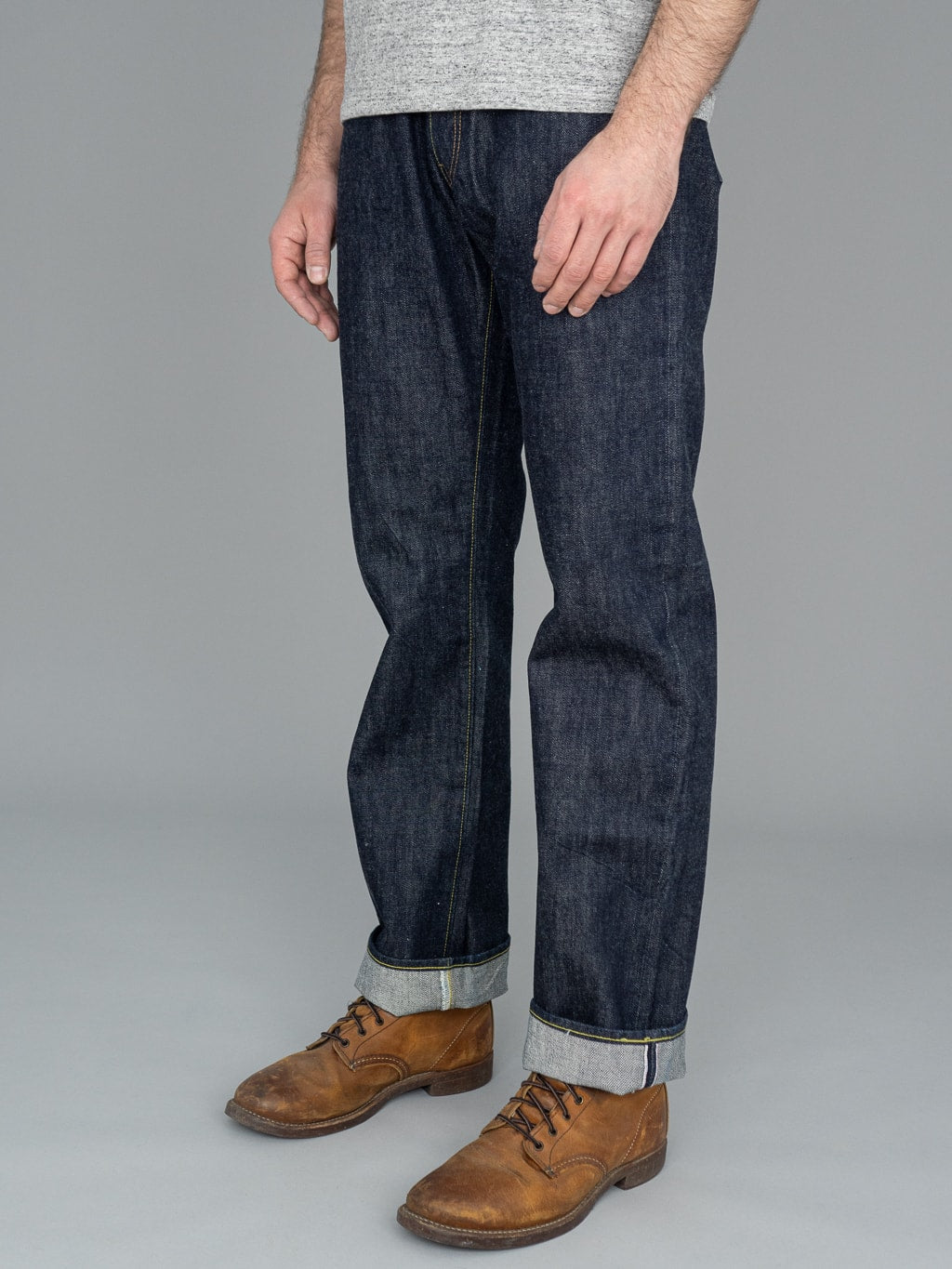 sugar cane SC41947 14.25oz denim 1947 model regular straight jeans side fit