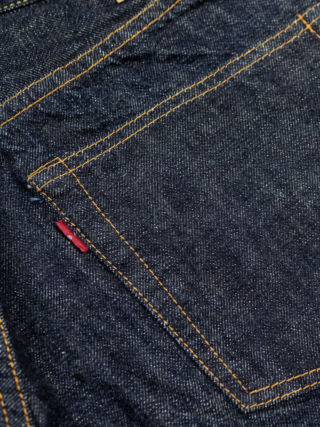 tcb 50s regular straight indigo selvedge japanese jeans  red tab