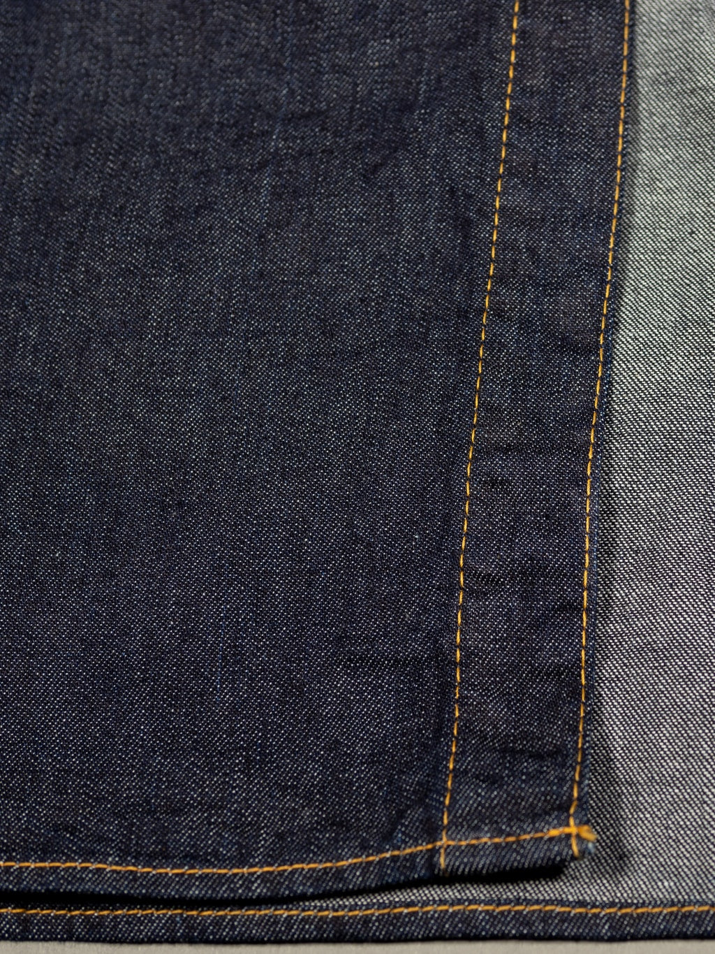 tcb jeans ranchman selvedge denim shirt soft light fabric