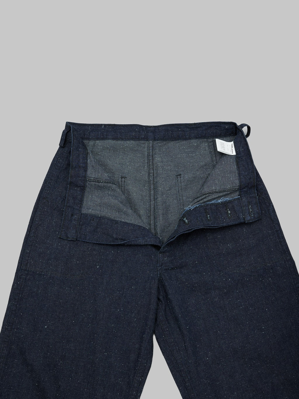 tcb jeans usn seamens denim trousers  fabric interior
