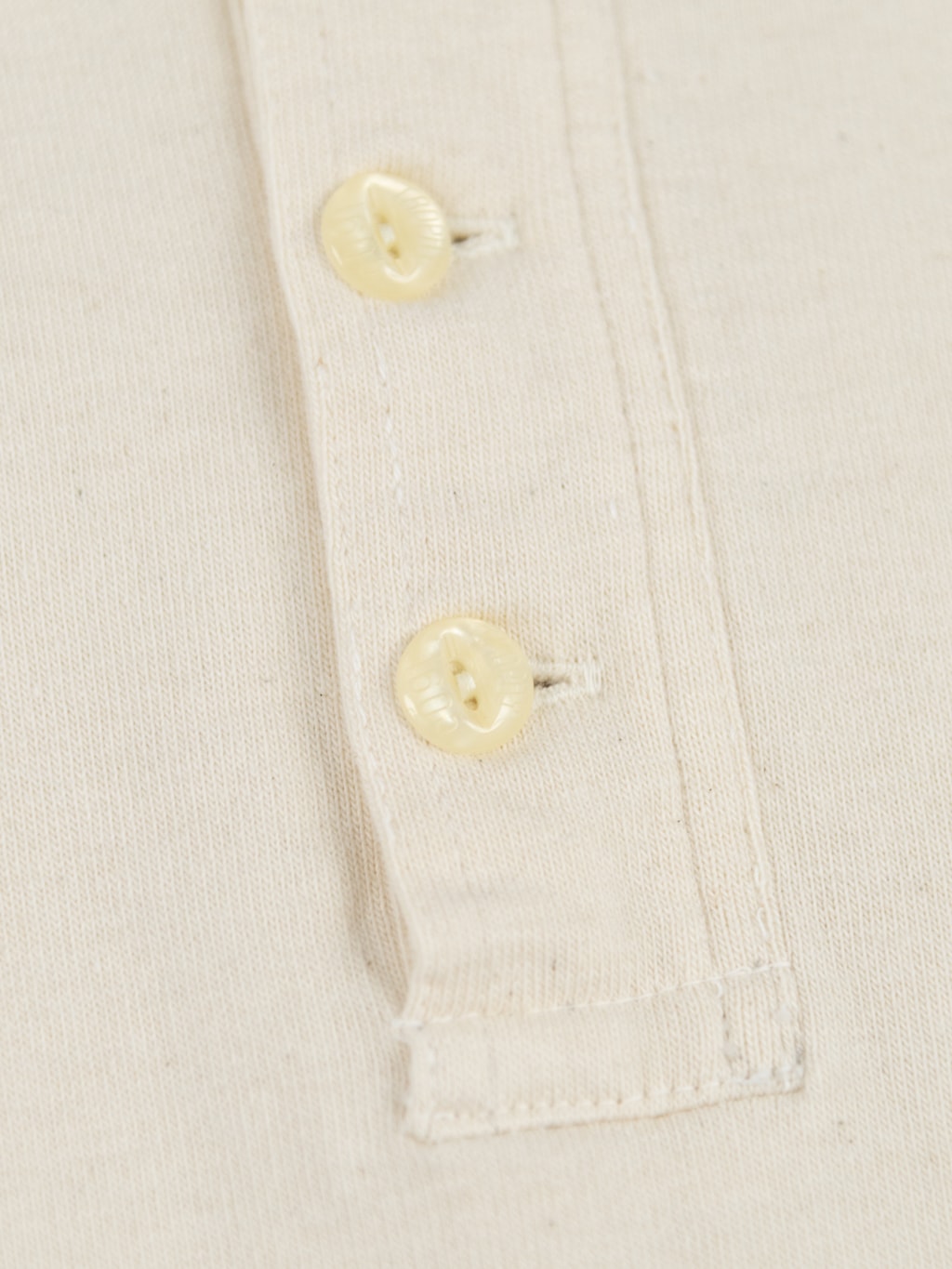 trophy clothing od henley tee natural branded buttons