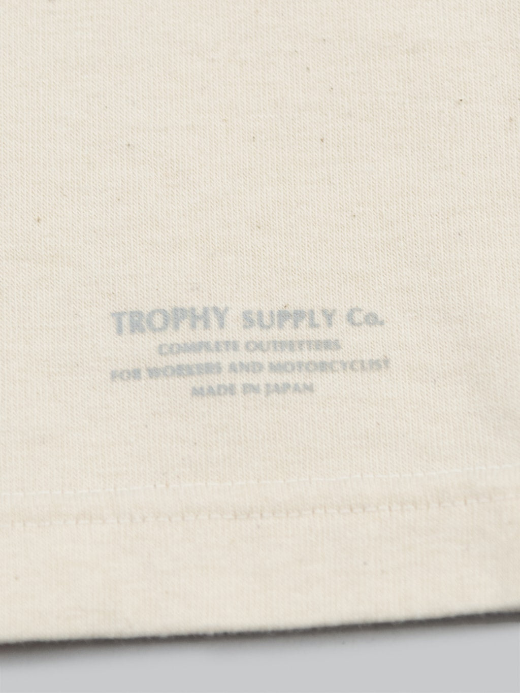 trophy clothing od pocket tee natural  printed branding
