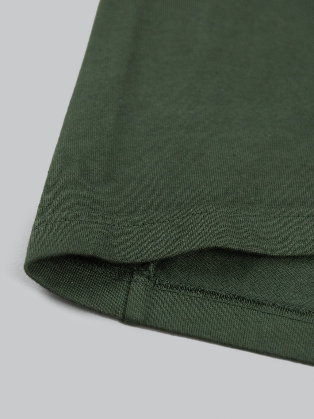 trophy clothing od henley tee olive made in japan