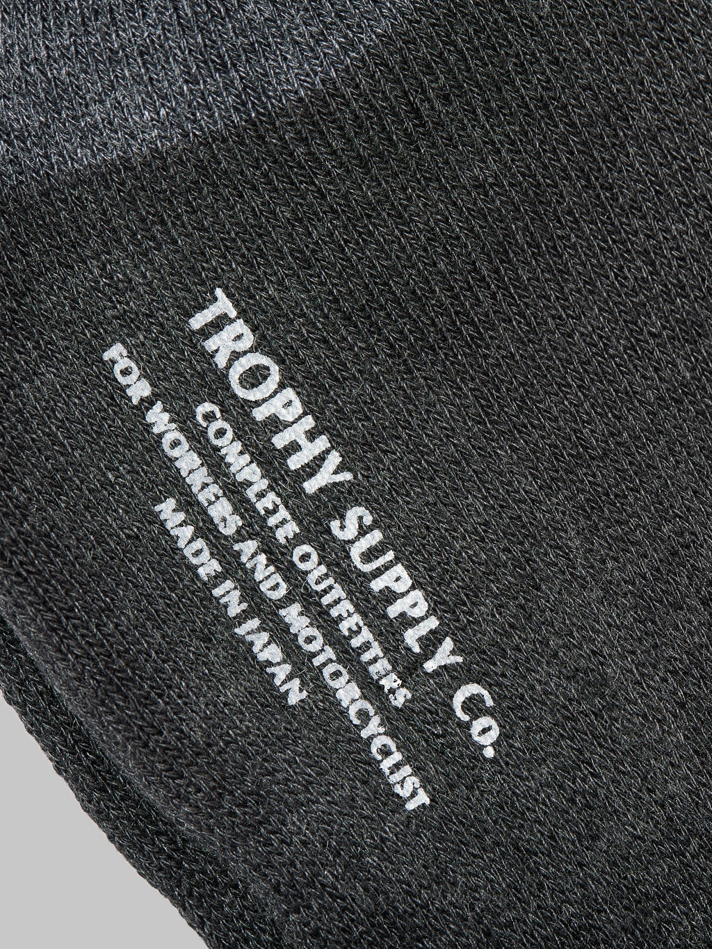 trophy clothing regular boots socks black stamped logo