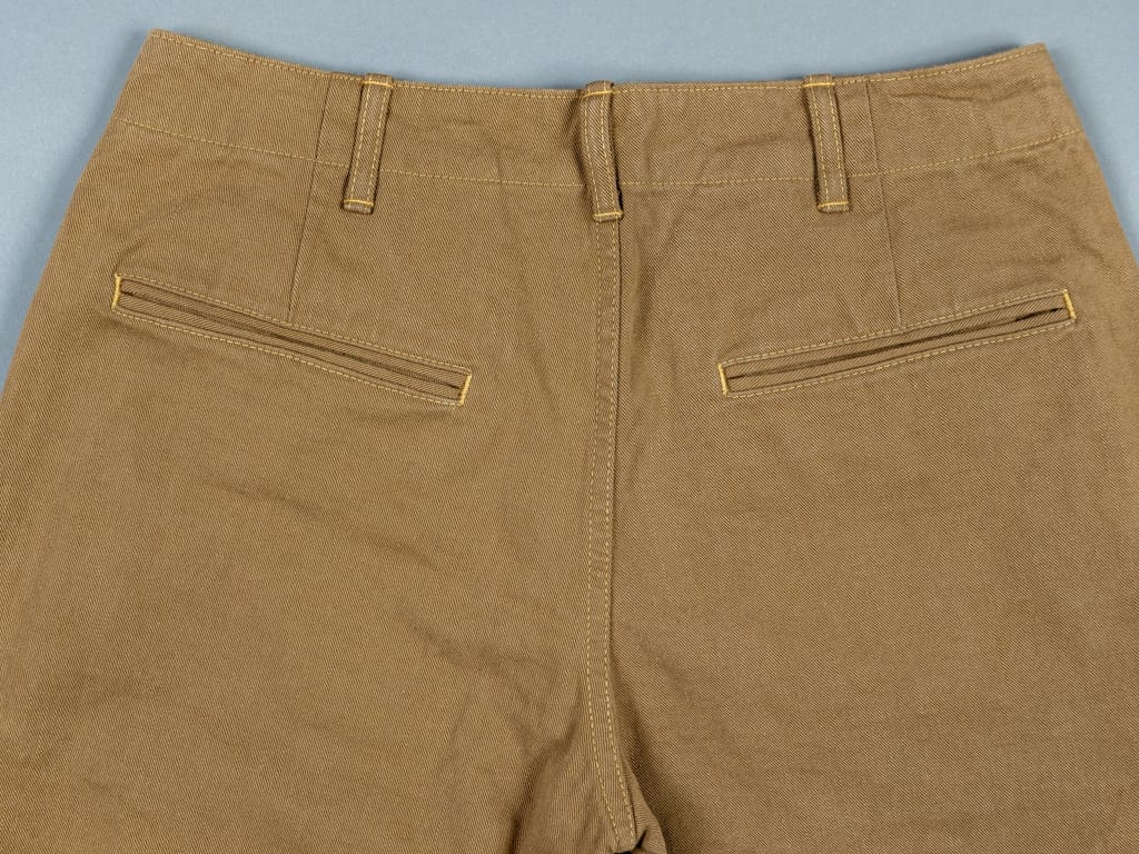 UES Regular Chino Olive-Brown Back Pockets