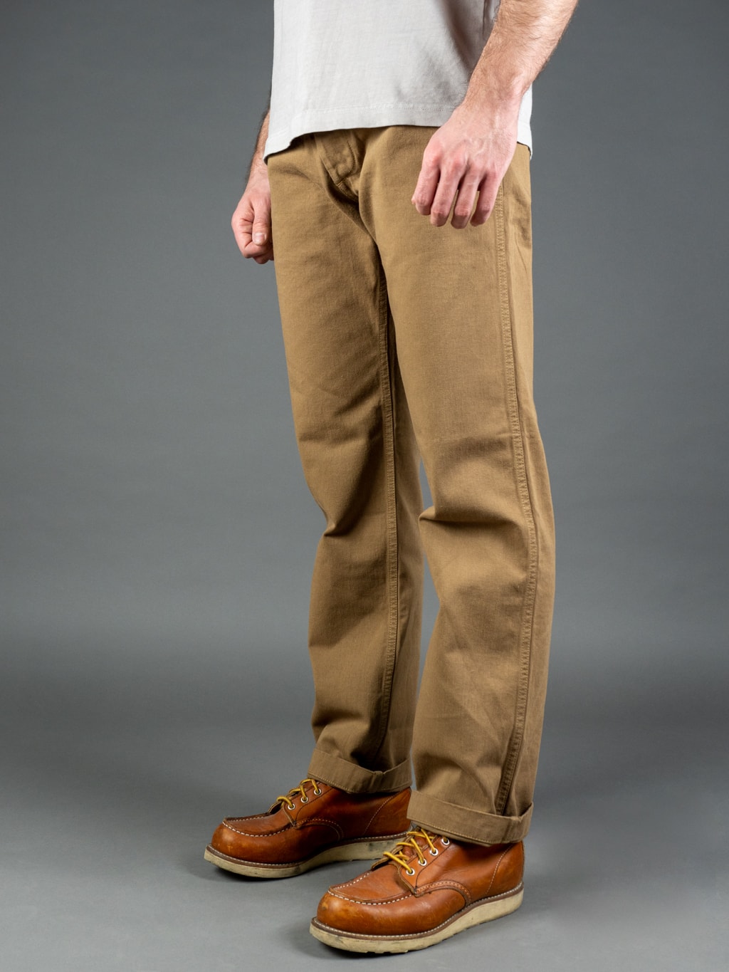 UES Regular Chino Olive-Brown Side